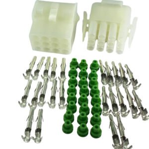 CONECTOR DJ73121-2.1-11/21 DE 12 VIAS, MACHO E FEMEA, COM TERMINAIS