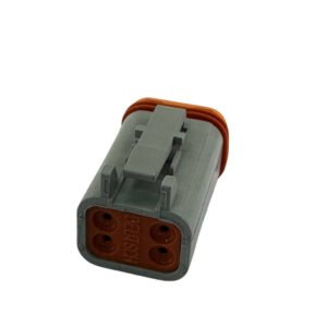 CONECTOR DTP06-4S DEUSTCH DE 4 PINOS, FEMEA, 24V