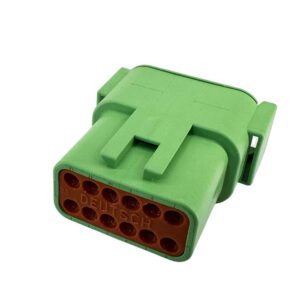 CONECTOR DTM04-12PC DEUTSCH 12 PINOS, MACHO, 24V