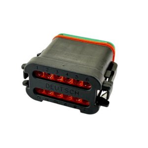 CONECTOR DT06-12S-EP08 DEUTSCH 12 PINOS, FEMEA, 24V