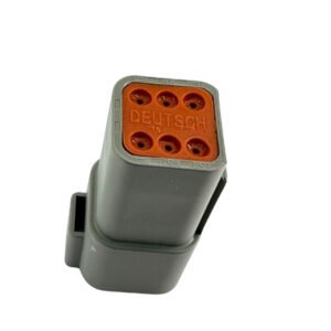 CONECTOR DT04-6P DEUSTCH 6 PINOS, MACHO, 24V