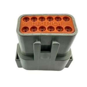 CONECTOR DTM04-12PA DEUTSCH 12 PINOS, MACHO, 24V