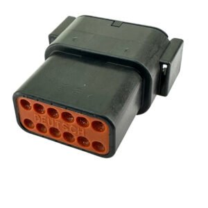 CONECTOR DTM04-12PB DEUTSCH 12 PINOS, MACHO, 24V
