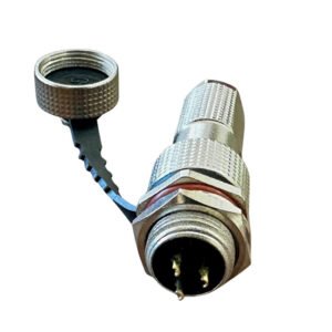 CONECTOR DE METAL, COBRE IP68, M12GX12 - 3 VIAS