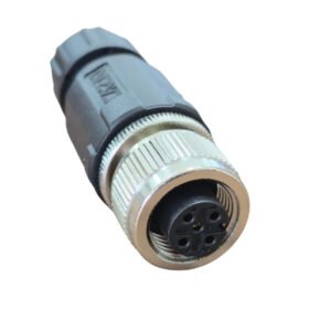 CONECTOR M12 SOLDAVEL FEMEA 5 VIAS, 24V