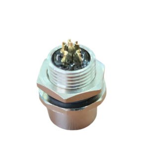 SOQUETE DE CONECTOR M12  FEMEA, 5 VIAS SOLDAVEL FRONTAL, 24V