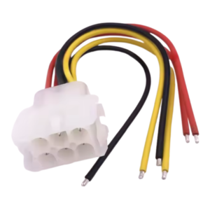 CONECTOR CHICOTE AUTOMOTIVO FEMEA  6 VIAS 63080 6,3MM