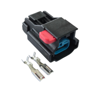 CONECTOR FEMEA 2 VIAS DELPHI APTIV 54200206, COM TERMINAIS