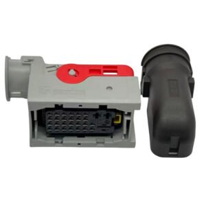 CONECTOR ECU FEMEA 29 VIAS AMP 2-1823402-1 CINZA, COM TERMINAIS E SELO